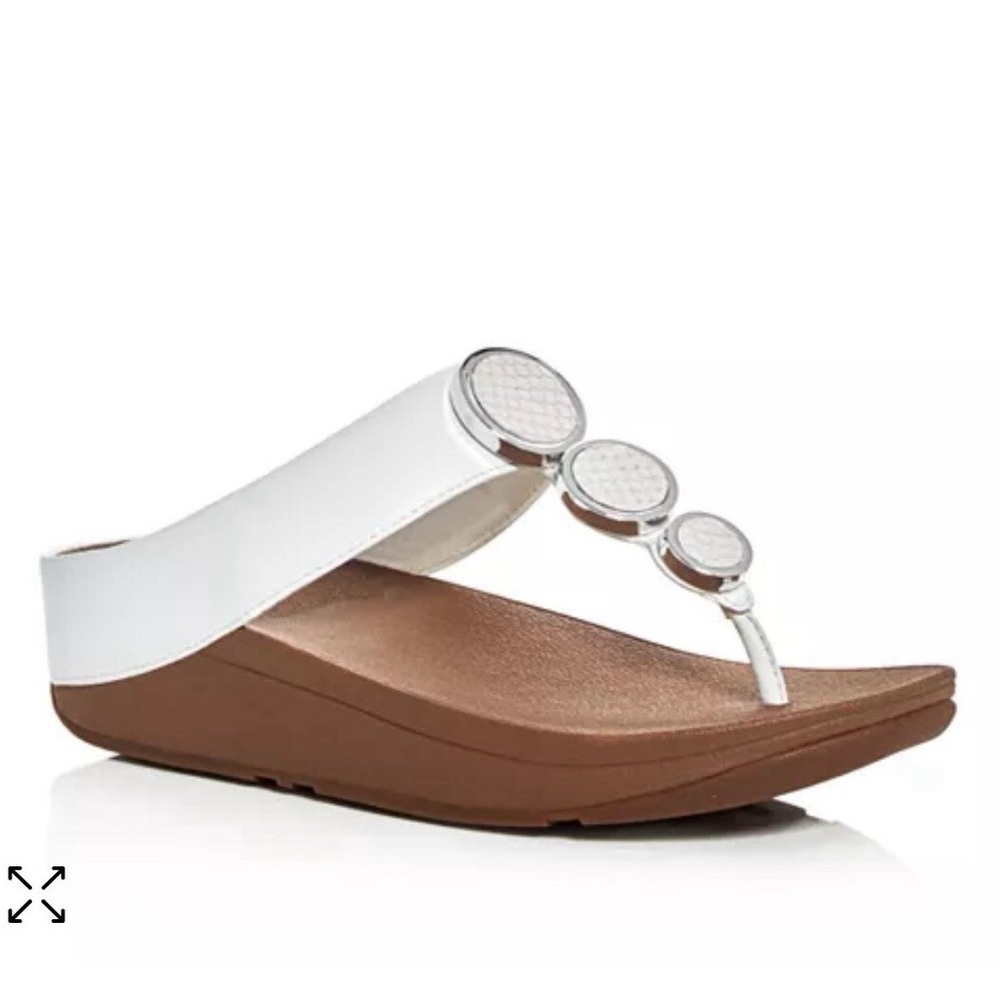 NWT Fitflop Halo Toe Wedge Sandals